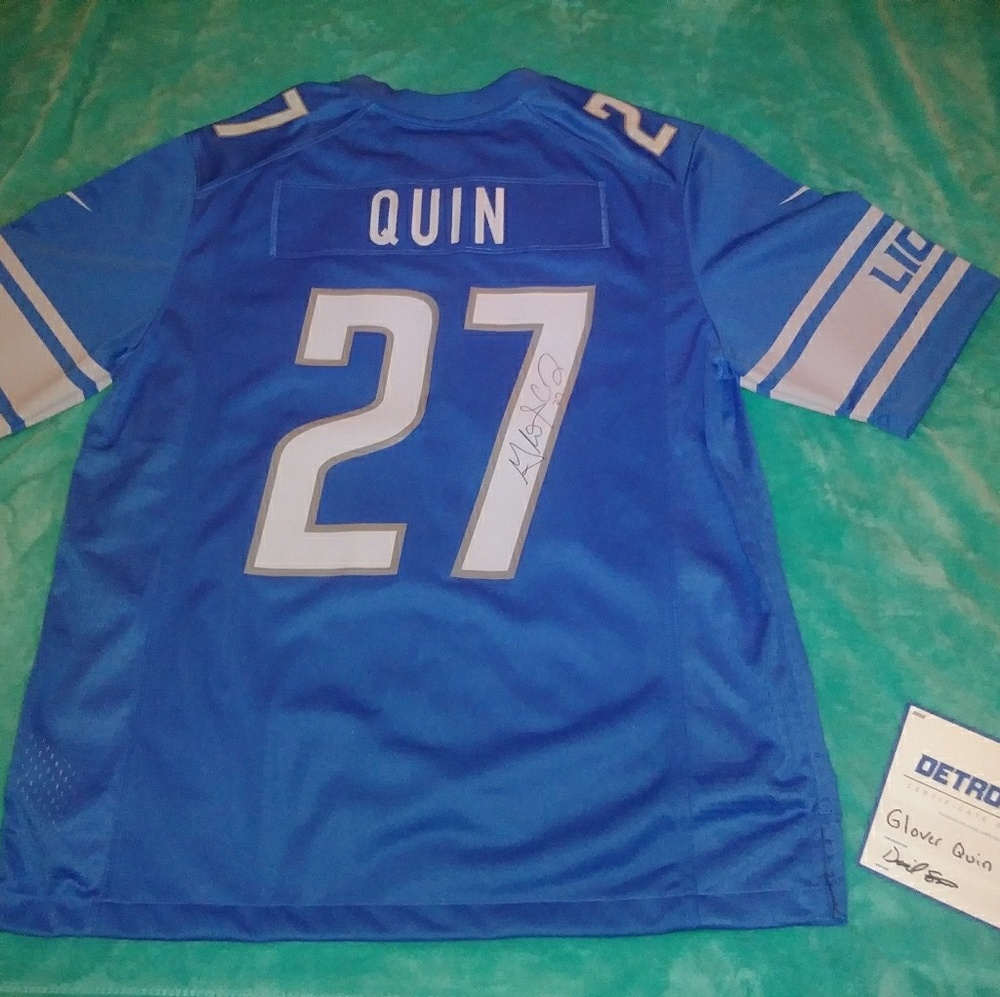 🚨AUTOGRAPHED🚨 GLOVER QUIN #27 NIKE JERSEY🐯🏉